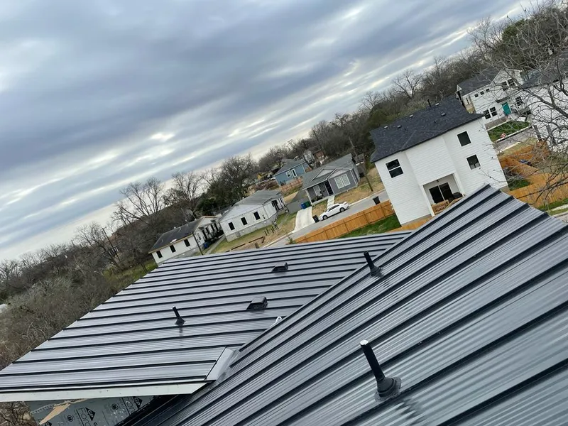 Standing seam metal roof panels with vents for Skylight Repair in Fruitport